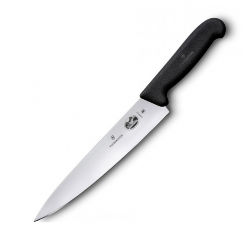 Поварской кухонный шеф-нож Victorinox Cutlery 25 см, сталь X55CrMo14, рукоять полипропилен, черный