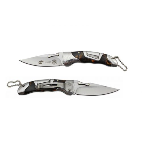 Нож складной Stinger C3951, сталь 420, металл STINGER