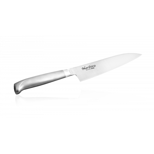 Нож Сантоку Narihira Fuji Cutlery, FC-62, сталь Mo-V, серый