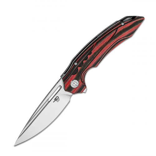 Складной нож Bestech Ornetta, сталь N690, рукоять черно-красная G10/карбон Bestech Knives