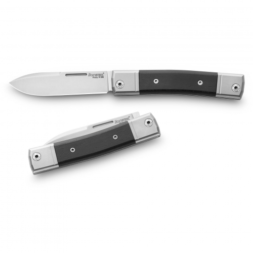 Складной нож LionSteel BestMan Drop, сталь M390, рукоять Ebony Lion Steel