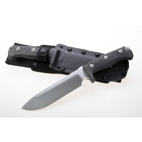 Нож с фиксированным клинком LionSteel M7 MS, сталь Sleipner, рукоять Black micarta Lion Steel