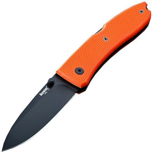 Нож складной LionSteel 8800B OR Opera, сталь Black Finish D2 Tool Steel, рукоять стеклотекстолит G-10, оранжевый Lion Steel