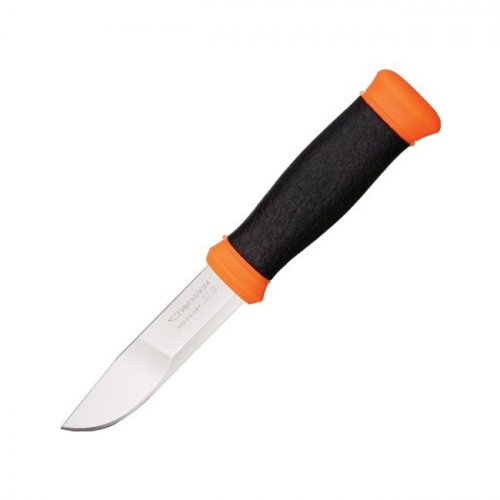 Нож с фиксированным лезвием Morakniv Outdoor 2000 Orange, сталь Sandvik 12C27, рукоять резина/пластик