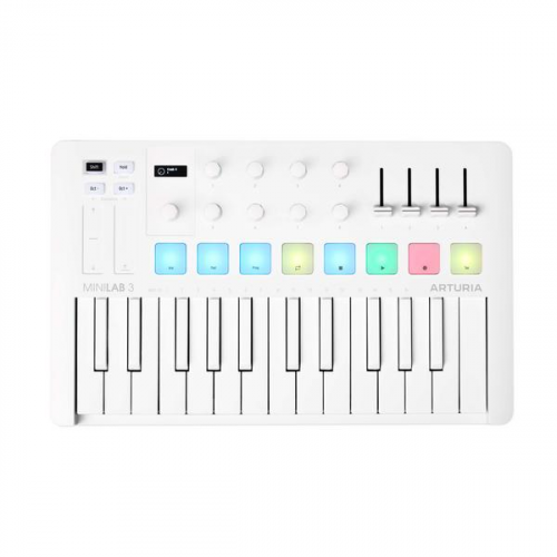 MIDI-клавиатура Arturia MiniLab 3 Alpine White