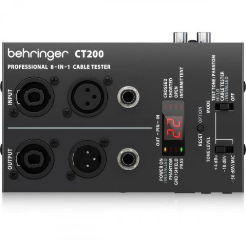 Аксессуар для концертного оборудования Behringer Тестер для кабелей CT200