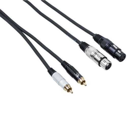 Кабель межблочный с RCA Bespeco Кабель межблочный 2XLR-2RCA EAY2F2R500 5 m