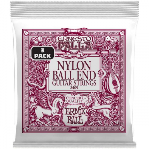Струны для классической гитары Ernie Ball 3409 (3 Pack)