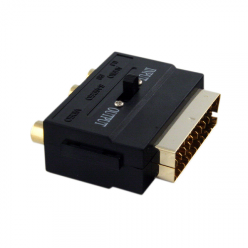 Переходник Onetech VAS0101 SCART - 3xRCA & S-Video