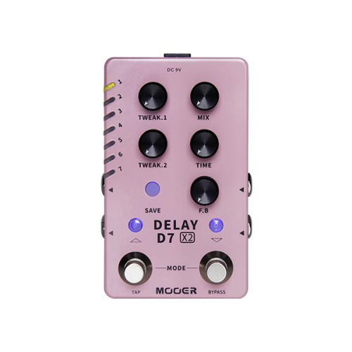 Педаль эффектов Mooer D7 Delay X2