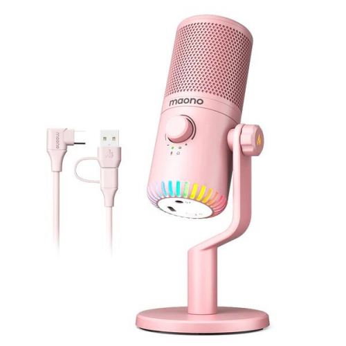 USB-микрофон Maono DM30 Pink