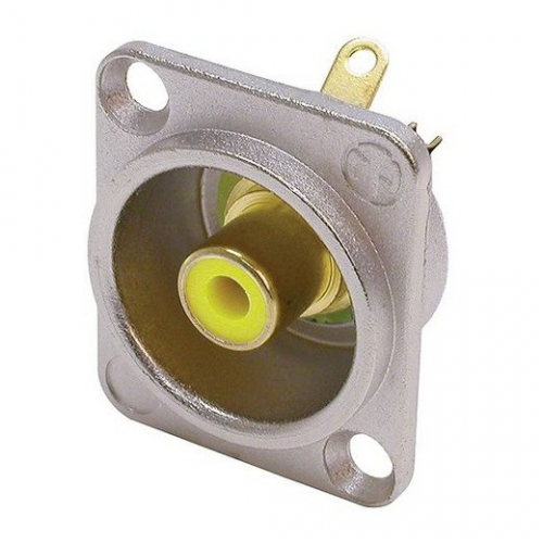 Терминал RCA Neutrik NF2D-4 Yellow