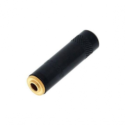 Разъем MiniJack REAN NYS240BG Black (стерео прямой)