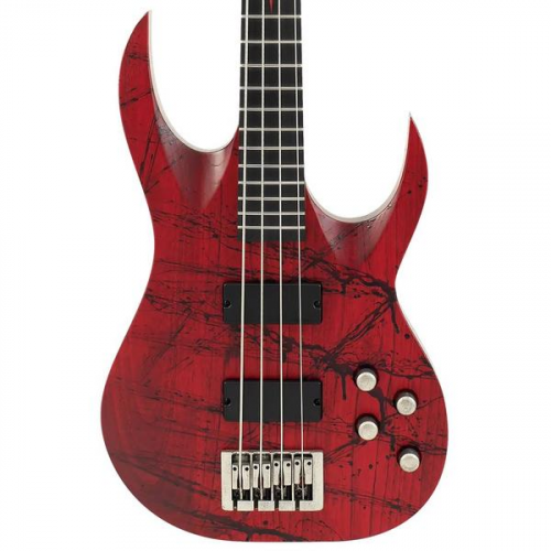 Бас-гитара Solar Guitars AB2.4 Canibalismo Blood Red Open Pore