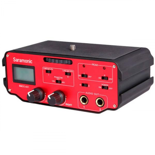 Микрофон для видеосъёмок Saramonic Накамерный микшер BMCC-A01