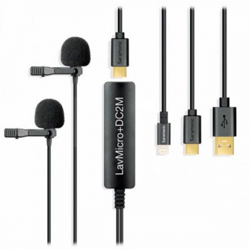 Микрофон для смартфонов Saramonic LavMicro+DC2M