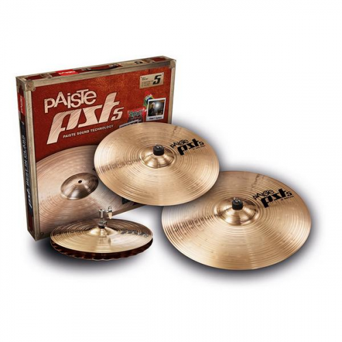Набор барабанных тарелок Paiste PST 5 Rock Set