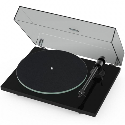 Виниловый проигрыватель Pro-Ject T1 Piano Black (OM-5e)