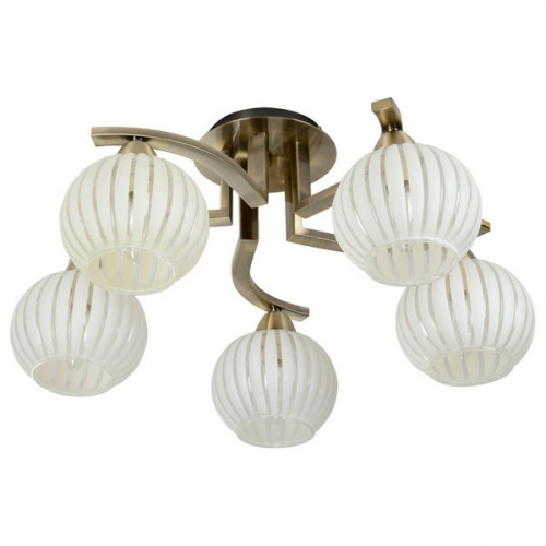 Люстра на штанге IDLamp 863/5PF-Oldbronze