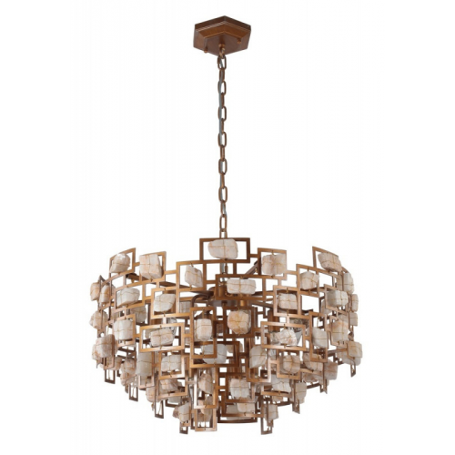 Подвесная люстра Crystal Lux DIEGO SP9 D600 GOLD