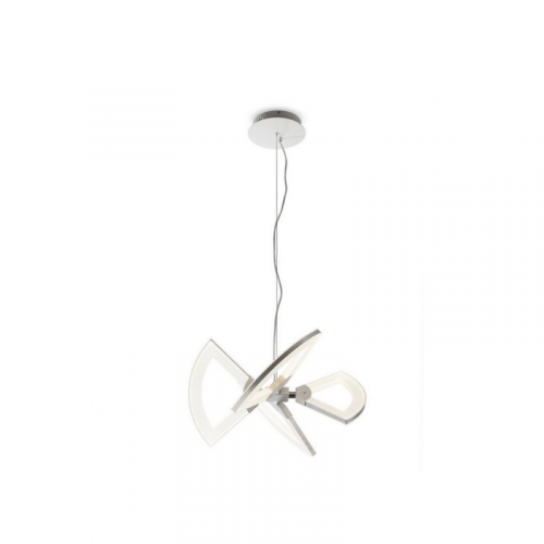 Подвесная люстра IDLamp 398/50-LEDWhitechrome