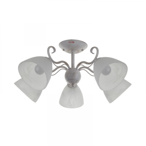 Люстра на штанге IDLamp 278/5PF-Whitepatina