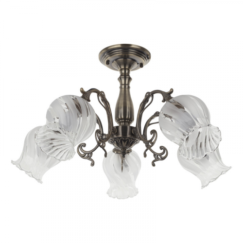 Люстра на штанге IDLamp 289/5PF-Oldbronze