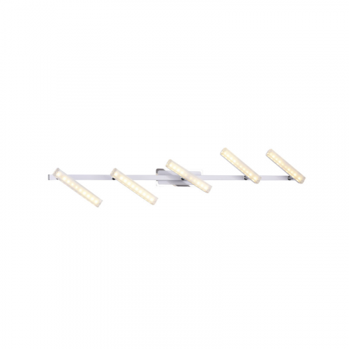 Бра IDLamp 406/5PF-Whitechrome
