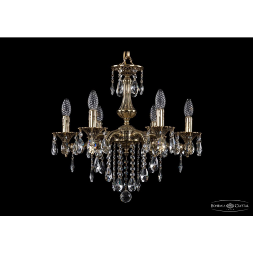 Подвесная люстра Bohemia Ivele Crystal 1710/6/160/B/GB