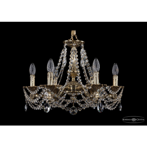Подвесная люстра Bohemia Ivele Crystal 1710/6/160/C/GB