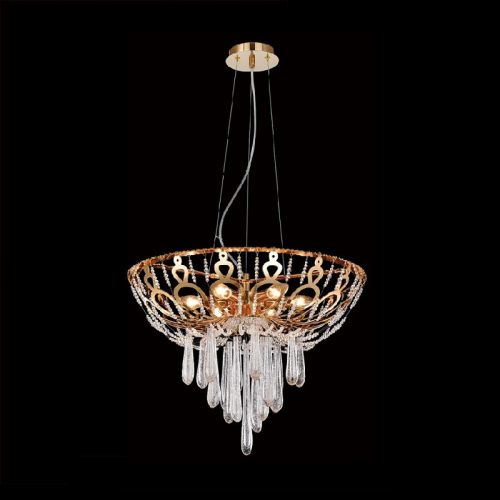 Подвесная люстра Crystal Lux DOROTEA SP5 D450 GOLD