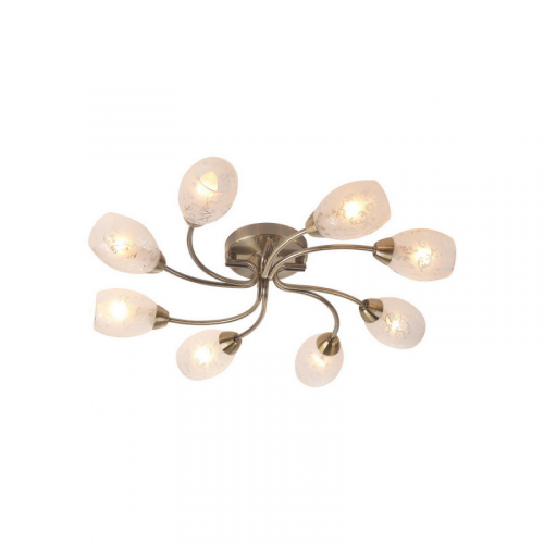 Накладная люстра IDLamp 201/8PF-Oldbronze