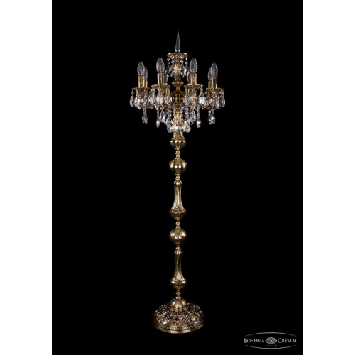 Торшер Bohemia Ivele Crystal 1702T/8/CK125IV-134/B/GB