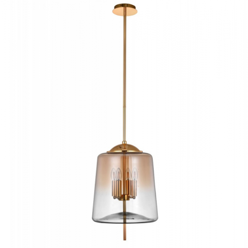 Люстра на штанге Crystal Lux MILAGRO SP4 B GOLD