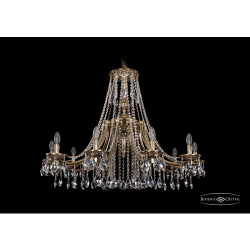 Подвесная люстра Bohemia Ivele Crystal 1771/10/340/A/GB