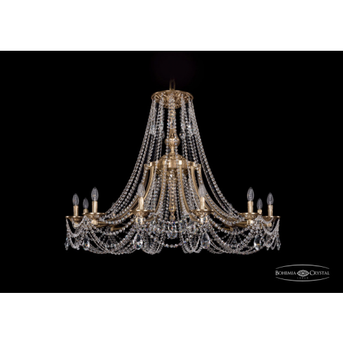 Подвесная люстра Bohemia Ivele Crystal 1771/12/410/C/FP