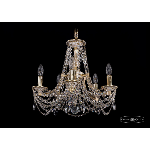 Подвесная люстра Bohemia Ivele Crystal 1771/5/150/C/GW