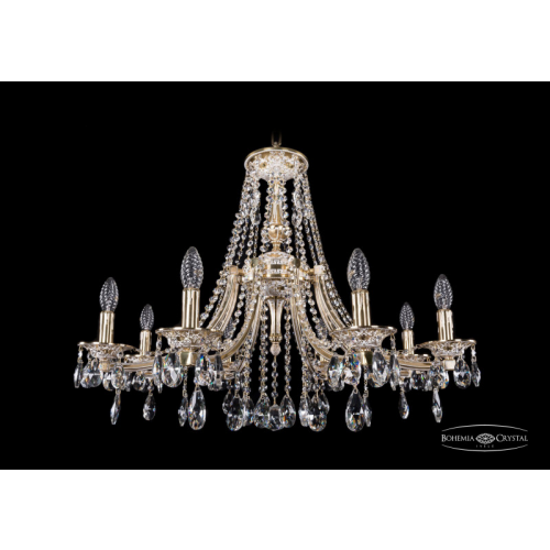 Подвесная люстра Bohemia Ivele Crystal 1771/8/270/A/GW
