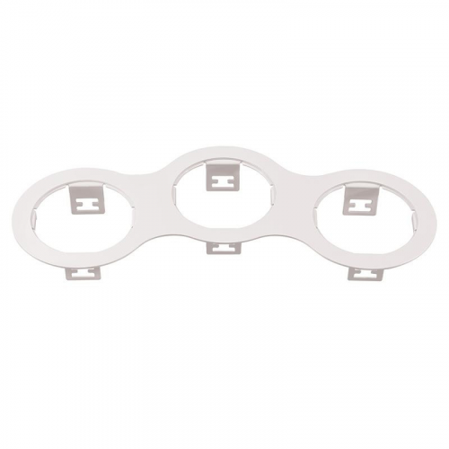214696 Рамка DOMINO Triple ROUND МR16 БЕЛЫЙ, шт Lightstar 214696