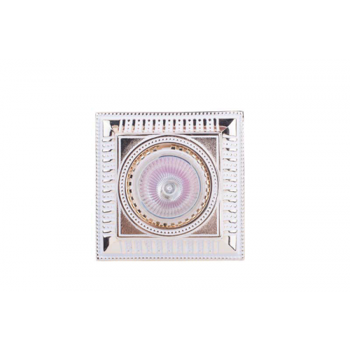 Встраиваемый светильник Donolux SN1582-White+Gold stripe