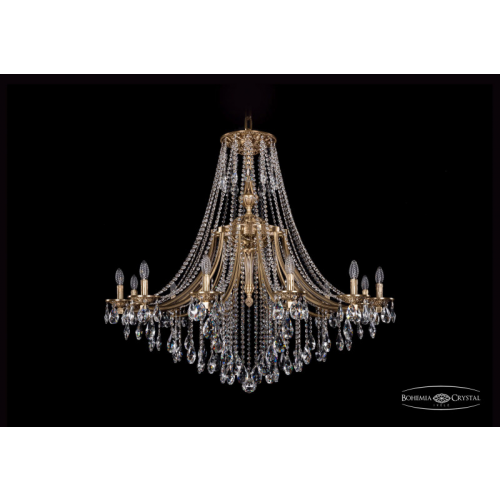 Подвесная люстра Bohemia Ivele Crystal 1771/12/410/B/FP