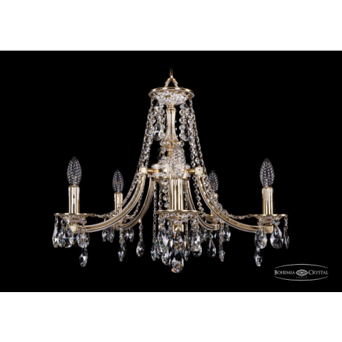 Подвесная люстра Bohemia Ivele Crystal 1771/5/190/A/GW