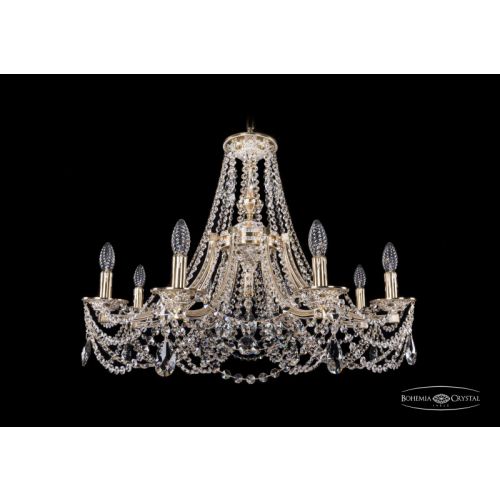 Подвесная люстра Bohemia Ivele Crystal 1771/8/270/C/GW