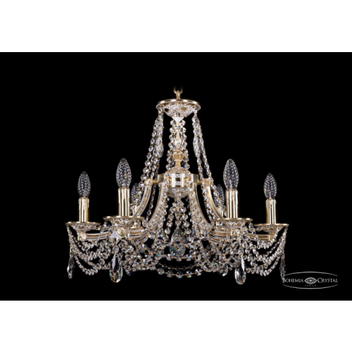 Подвесная люстра Bohemia Ivele Crystal 1771/6/190/C/GW