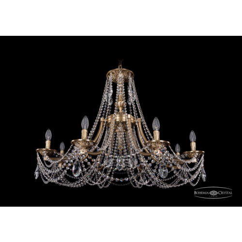 Подвесная люстра Bohemia Ivele Crystal 1771/8/340/C/FP