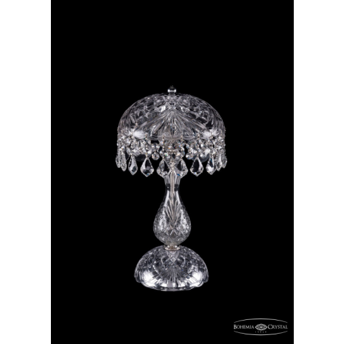 Настольная лампа Bohemia Ivele Crystal 5011/22-42/Ni/Leafs