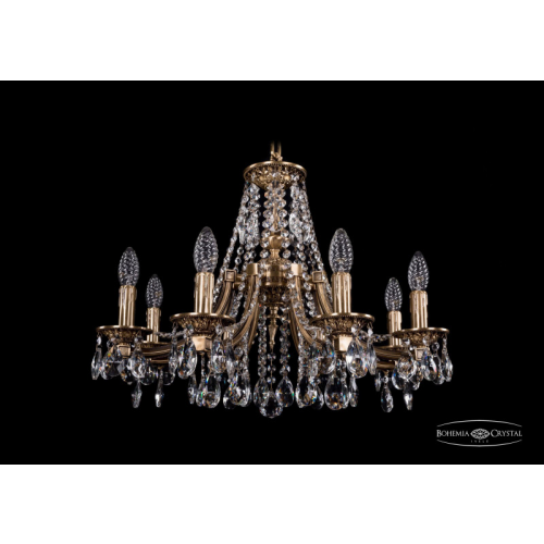 Подвесная люстра Bohemia Ivele Crystal 1771/8/190/A/FP