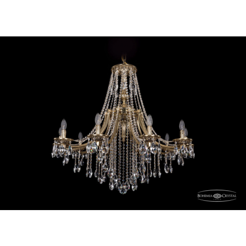 Подвесная люстра Bohemia Ivele Crystal 1771/10/340/B/GB