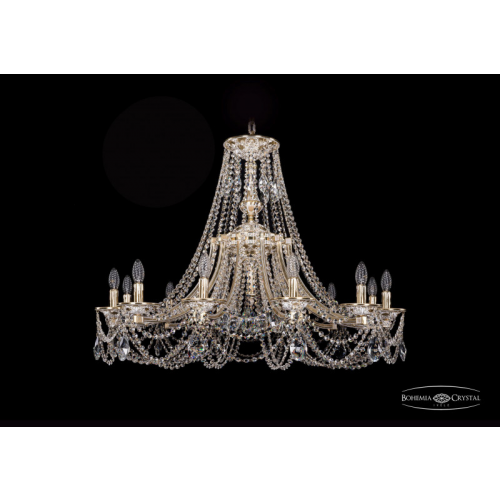 Подвесная люстра Bohemia Ivele Crystal 1771/12/340/C/GW
