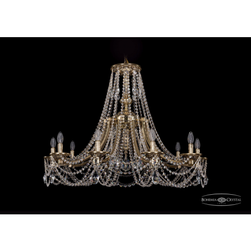 Подвесная люстра Bohemia Ivele Crystal 1771/10/340/C/GB